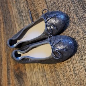 Ruby & Bloom sparkly little girls flats, size 2.5